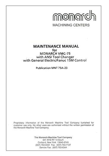 monarch steel maintenance guide